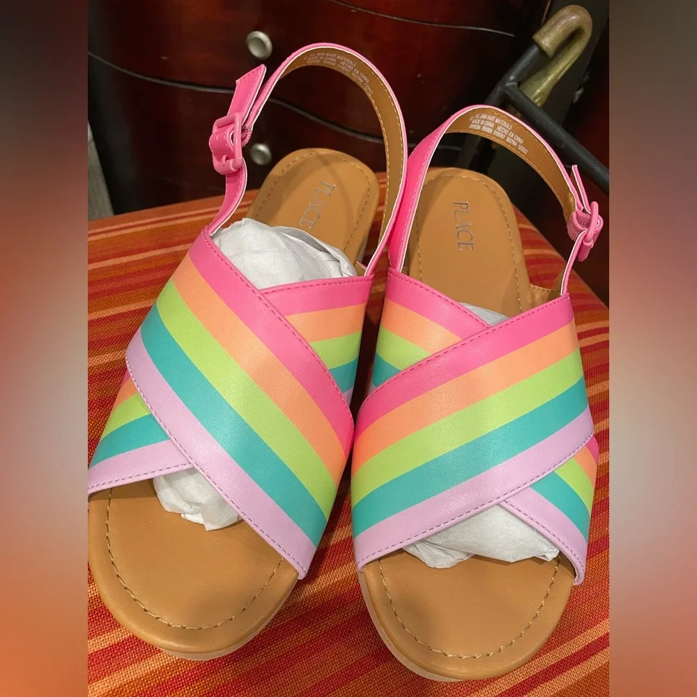RAINBOW COLOR SANDALS